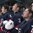 SPISSKA NOVA VES, SLOVAKIA - APRIL 15: USA's Ryan Poehling #3 and teammates look on during the national anthem after a 5-4 preliminary round win over Russia at the 2017 IIHF Ice Hockey U18 World Championship. (Photo by Steve Kingsman/HHOF-IIHF Images)

